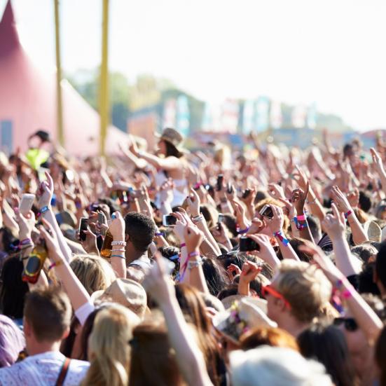Publikum til festival