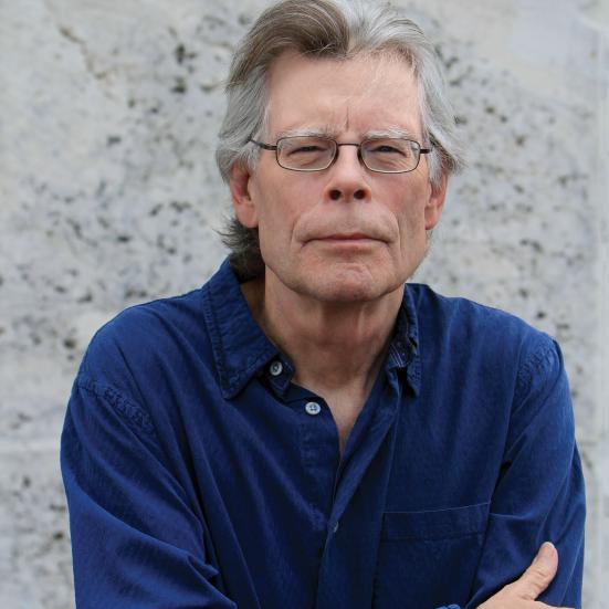 Portræt af forfatter Stephen King.