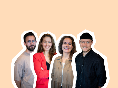 Grafik med foto af redaktionens medlemmer