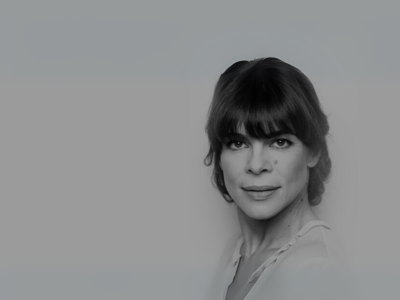 Sort-hvidt foto af Ellen Hillingsø