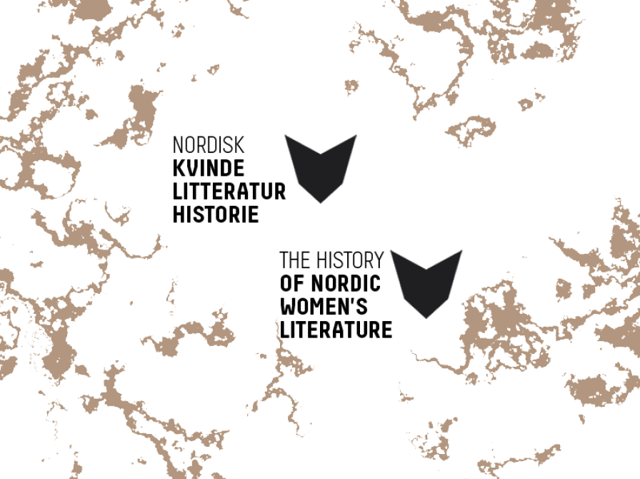 logo for nordisk kvindelitteraturhistorie (på dansk og engelsk)