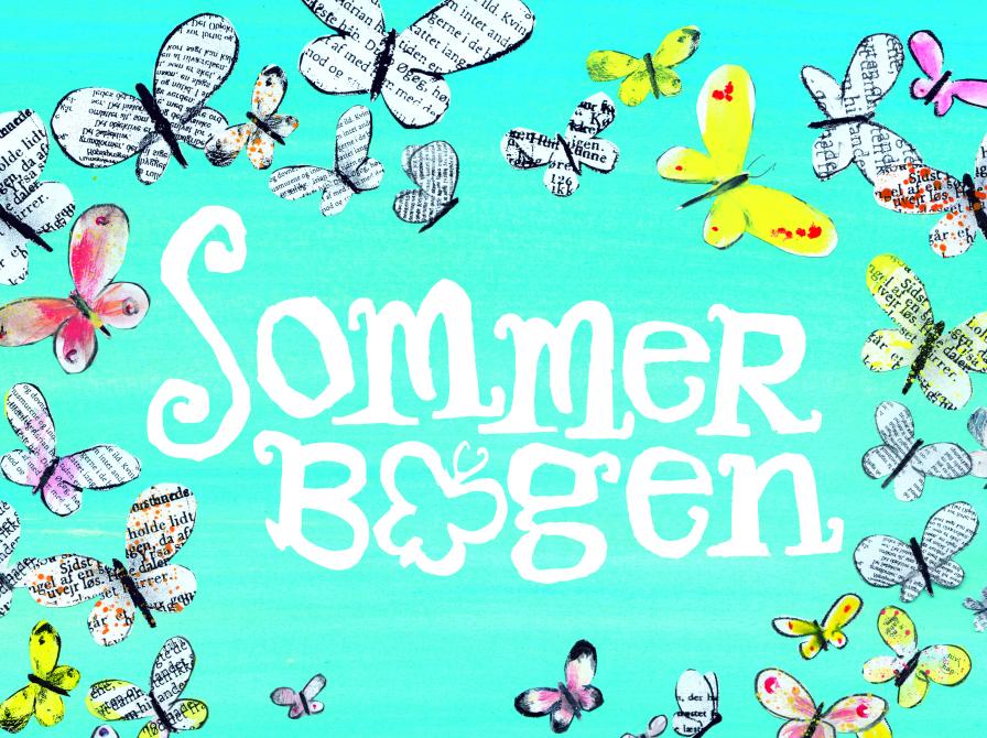 Sommerbogens logo omkranset af sommerfugle